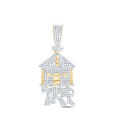1 1/2CTW-DIA NK TRAP HOUSE MENS CHARM